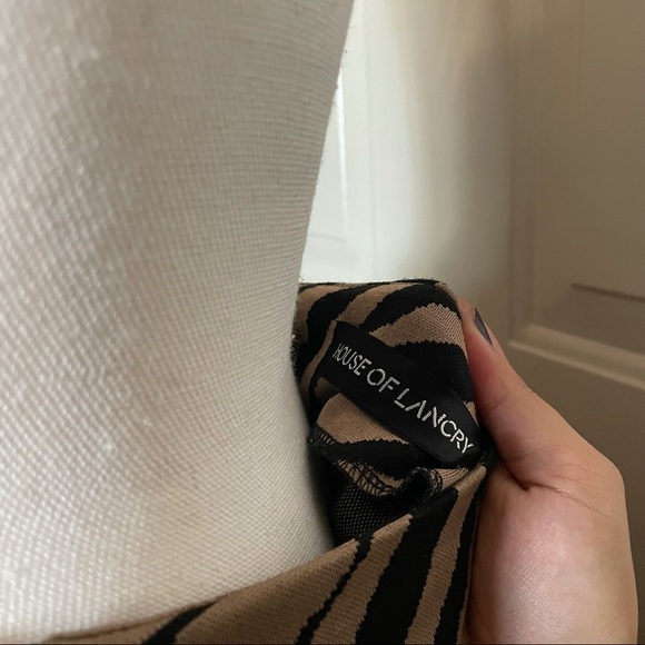 House of Lancry Cara Ruffle zebra print skirt - Picture 6 of 11